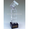 Trofeo de cristal de los premios en blanco baratos del diseño simple de China